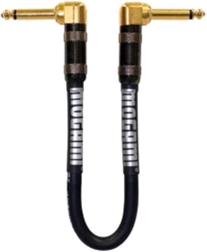 Mogami PLATINUM GUITAR-01RR Right Angle to Right Angle Pedal Cable - 11 inches