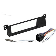 Load image into Gallery viewer, American Terminal Compatible with BMW M3 2001 2006 Single DIN Stereo Harness Radio Install Dash Kit Package