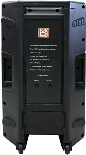 MR DJ PRO115S Passive Speaker Powerful 15" Full Range Passive Speaker
