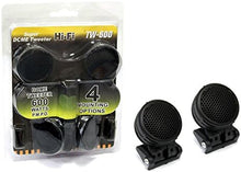 Load image into Gallery viewer, Absolute TW600 Mini Car Tweeter Kit 600 Watts of Power, High-Frequency Silk Dome Tweeters, 1.5" High Fidelity, Efficiency and Performance Audio System 4 ohm, Dual Mounting, Surface or Angle
