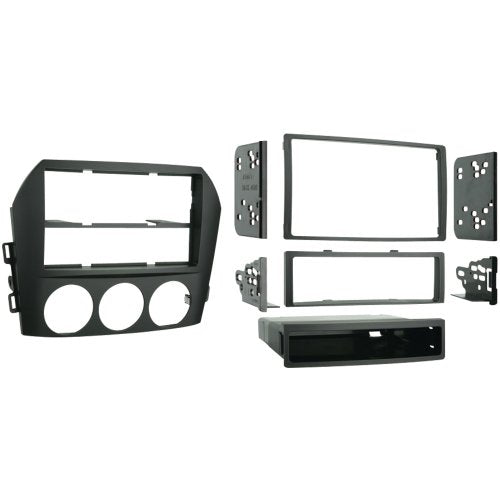 Metra 99-7506 Dash Kit Fits select 2006-08 Mazda Miata models single or double-DIN radios (Black)