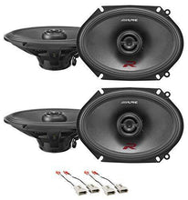 Load image into Gallery viewer, Alpine R-S68 6x8" Front+Rear Factory Speaker Replacement Kit For 98-01 Ford Explorer