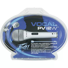 Load image into Gallery viewer, Peavey PVI 2W White Cardioid Unidirectional Dynamic Vocal Microphone with XLR Cable