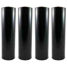 Load image into Gallery viewer, PRO 18" x 1500' 80 Ga 4 Rolls Pallet Wrap Stretch Film Shrink Wrap 1500FT Black