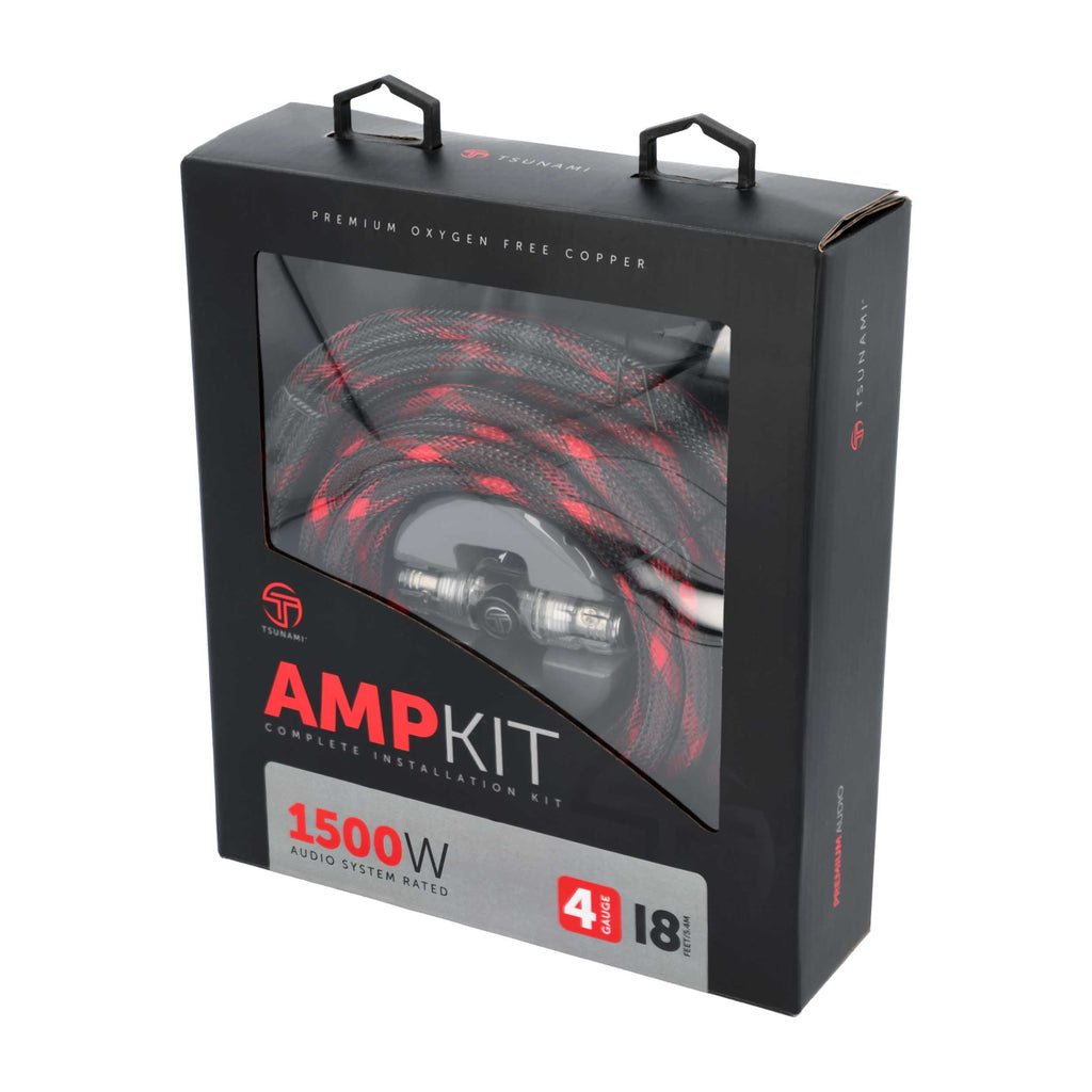 Tsunami TSX-AMP4 1500W 4 GA AMP Kit