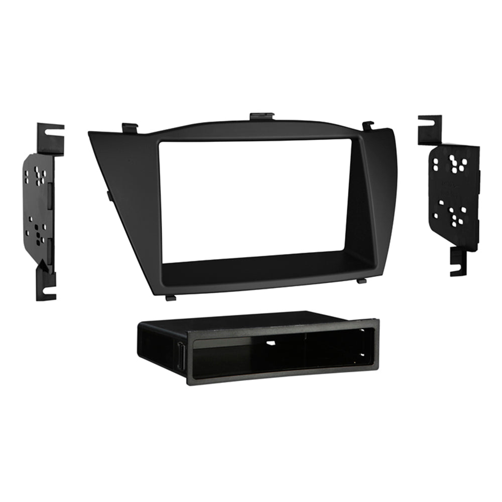 Metra 99-7341B Single or Double-DIN Car Stereo Dash Kit - Compatible Fits for Hyundai Tucson 2010-2015
