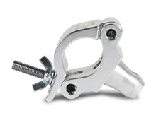 Load image into Gallery viewer, Galaxy Stage GS-C114PS Half Coupler Conical Clamp Silver 660 lb Load Capacity TUV Approved Fits 48-51mm Truss