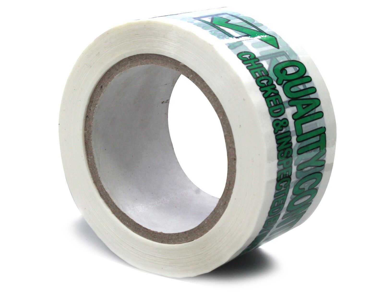 1 3MIL PRINTED QUALITY CONTROL CARTON SEALING PACKING BOX TAPE 2.5" X 110 YARD