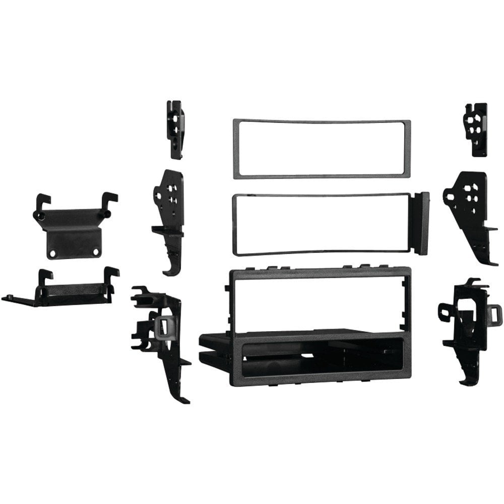 Metra Electronics 1988 - 2006 Honda/Acura Single-DIN Installation Multi Kit, Provides Pocket with mounting of a DIN Radio or an ISO DIN Radio, Includes Rear Support Bracket, 99-7898