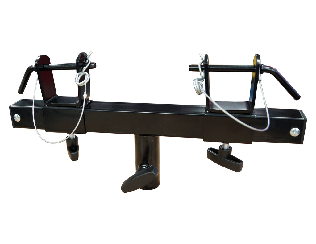 MR DJ ST200 & SBB260 Pro Lighting 12 Foot Crank Light Stand & Black Square Truss T-Bar Adapter