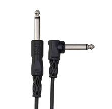 Load image into Gallery viewer, Hosa CPP-103R, 1/4" TS to Right-angle 1/4" TS Unbalanced Interconnect Cable - 3 Feet