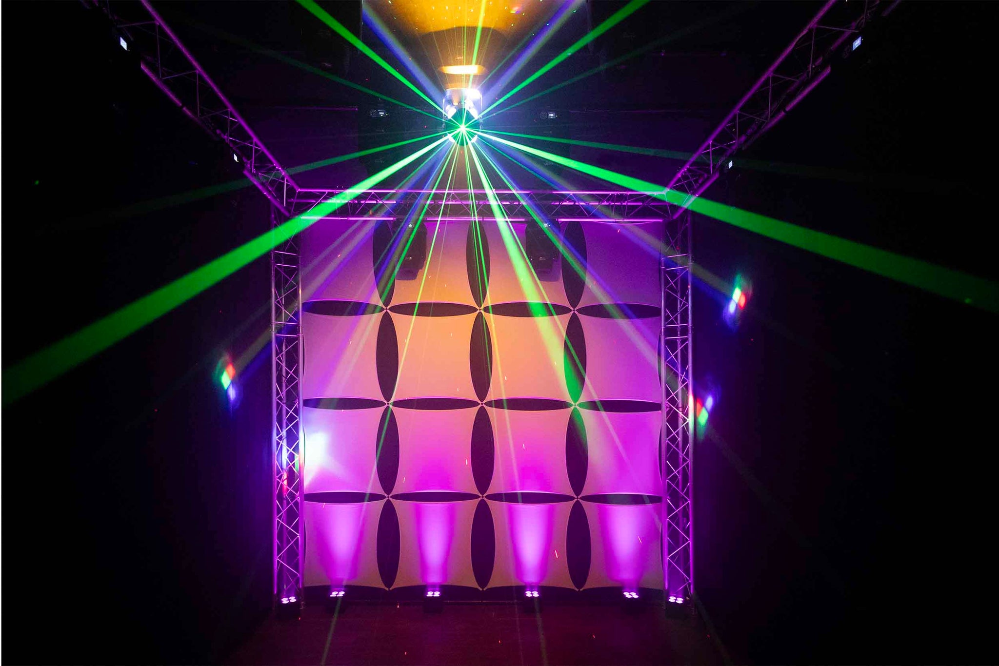 Load image into Gallery viewer, Colorkey CKU-1072, FX Multi-Effect Moving Head with Multicolor LED Beams and Lasers