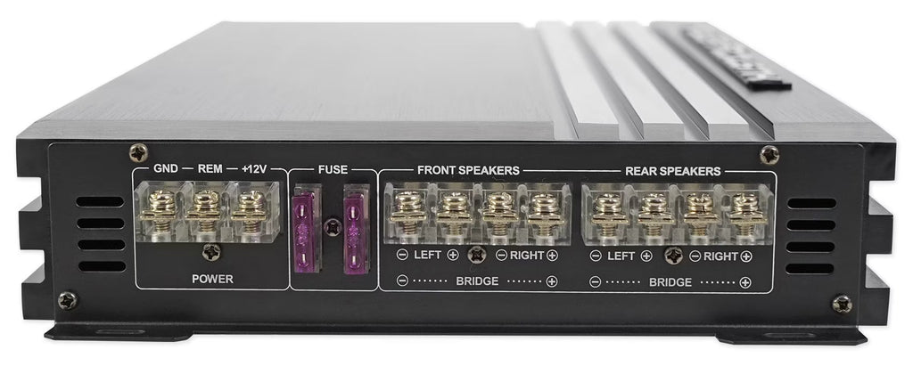 Power Acoustik  RE4-2000D 4-Channel 2000W Power Class-A/B Full Range Car Amplifier
