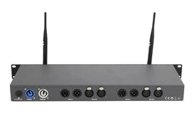 Antari WPROTRXDUO Event Lighting - Indoor Rackmount Dual Universe Transceiver with WDMX G3/4