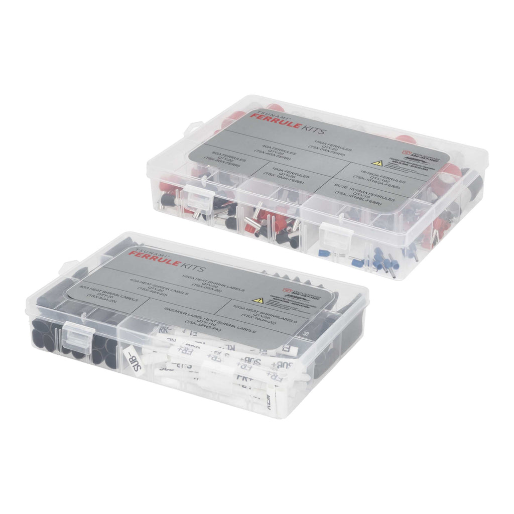 Tsunami TSX-CLEAN-KT Clean Wire Installation Heat Shrink Label and Ferrule Kit