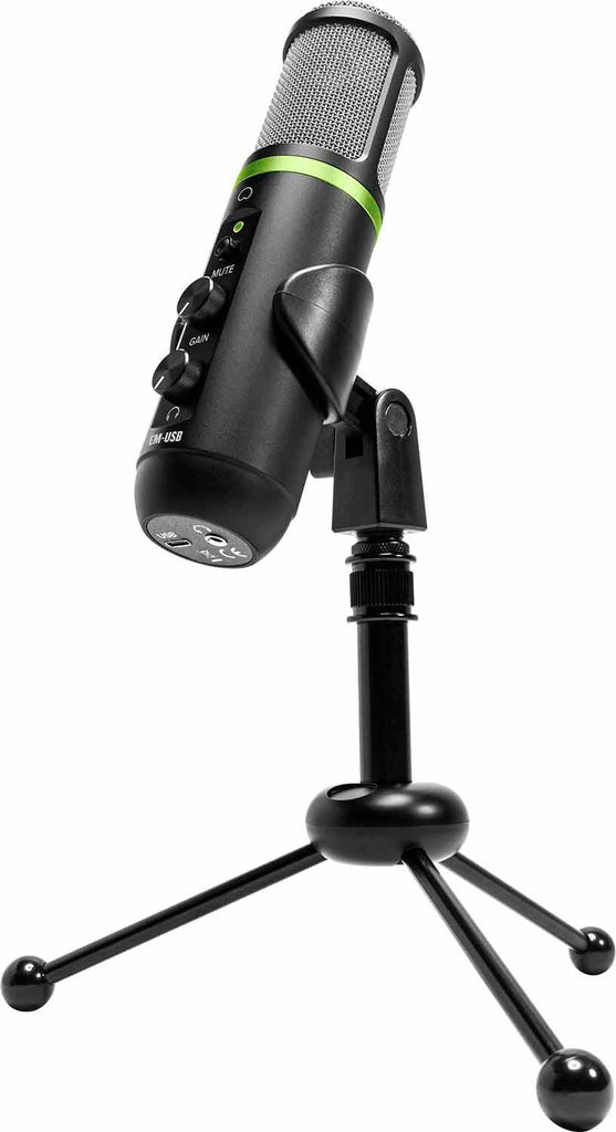 Mackie CHROMIUM Premium USB Condenser DJ Microphone with Built In 2-Channel Mixer