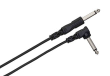Load image into Gallery viewer, Hosa CPP-103R, 1/4" TS to Right-angle 1/4" TS Unbalanced Interconnect Cable - 3 Feet