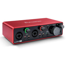 Load image into Gallery viewer, Focusrite Scarlett 2i2 3rd Gen USB Interface w/ 2 3-Foot XLR Cables Bundle