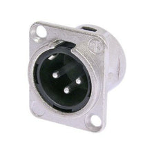 Load image into Gallery viewer, Neutrik NC3MD-L-1 XLR Male Panel-mount Connector