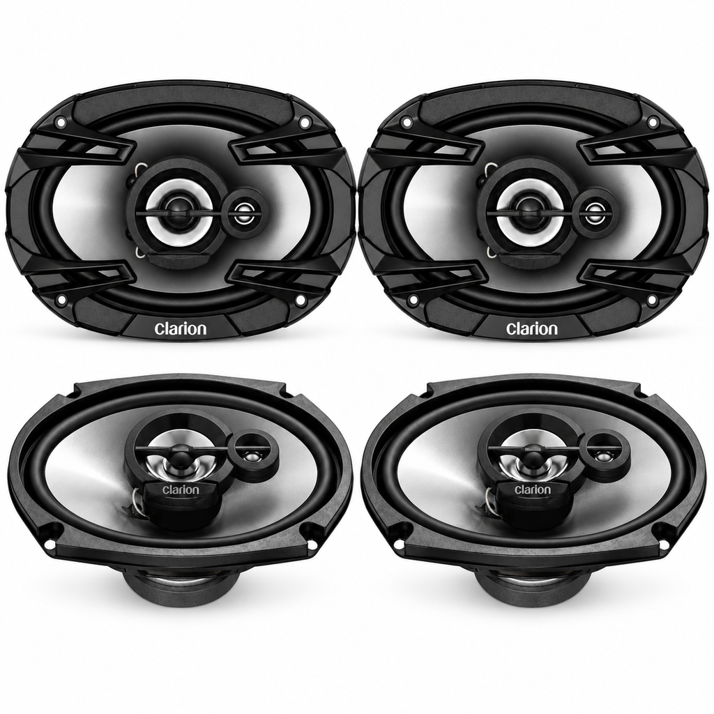 2 Clarion CLRSE6934R 6" X 9" 3-Way Speaker System