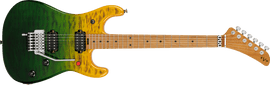 EVH	 5108310390 5150® Series Deluxe QM, Baked Maple Electric Guitar - Limeade Zest