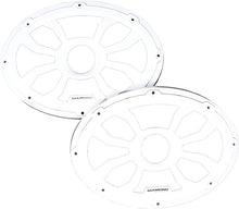 Load image into Gallery viewer, Diamond Audio HXM69FWW 6.5" Flush Mount Speaker Grills, Pair (White), Steel With Powder Coating