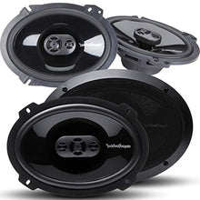 Load image into Gallery viewer, 2 Rockford Fosgate Punch P1694 6" X 9" 300W 4-Way + P1683 260W Peak (130W Rms) 6" X 8" Punch Series 3-Way Full Range Coaxial Speakers - 4 Speakers