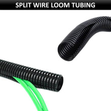 Load image into Gallery viewer, 1/2" Polyethylene Split Wire Loom Tubing - Length: 25 Feet - Color: Black