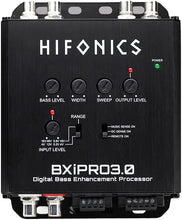 Load image into Gallery viewer, Hifonics BXiPro3.0 Digital Bass Processor Epicenter 2CH Hi/Lo Converter w/ Noise Reduction