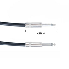 Load image into Gallery viewer, American Terminal ATSKJ-603 Speaker Cable Wire 1/4 in inch TS to Same 3 feet