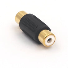 Load image into Gallery viewer, Absolute FF-100B-10 Gold RCA Female-to-Female Coupler Adapter 10 Pack