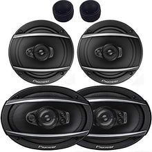 Load image into Gallery viewer, Pioneer TS-A1680F TS-A6970F 6.5" 3-Way and 6x9 5-Way Speakers + Absolute TW500 Super Dome Tweeter