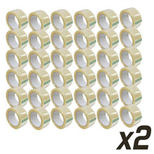 Load image into Gallery viewer, American Terminal 36 X 2 Clear Packing Tape 2" x 110 Yards Strong Heavy Duty Sealing Adhesive Tapes for Moving Packaging Shipping Office and Storage (72 Rolls)
