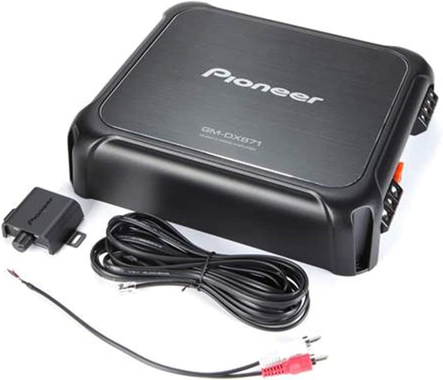 Pioneer GM-DX871 1600W Class D Mono Amplifier Bass Remote & 4G Amp Kit