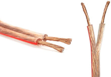 Load image into Gallery viewer, American Terminal 20 Gauge 1000 Feet Speaker Wire Cable with Flex Clear PVC Sheathing Ideal for Home Theater Speakers, Marin, and Car Speakers Installation