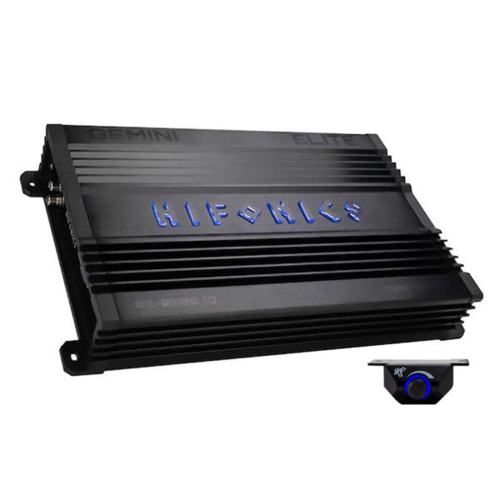 Hifonics GE2500.1D GEMINI ELITE 2500W Subwoofer Mono Amplifier + 4G Amp Kit