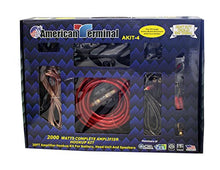 Load image into Gallery viewer, American Terminal AKIT-4 4 Gauge 2000W P.M.P.O Complete Amplifier Hookup Kit