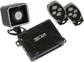Absolute AL510 One Way Car Alarm Keyless Entry 500' Range Two 4 Button Remote control with Blue LED