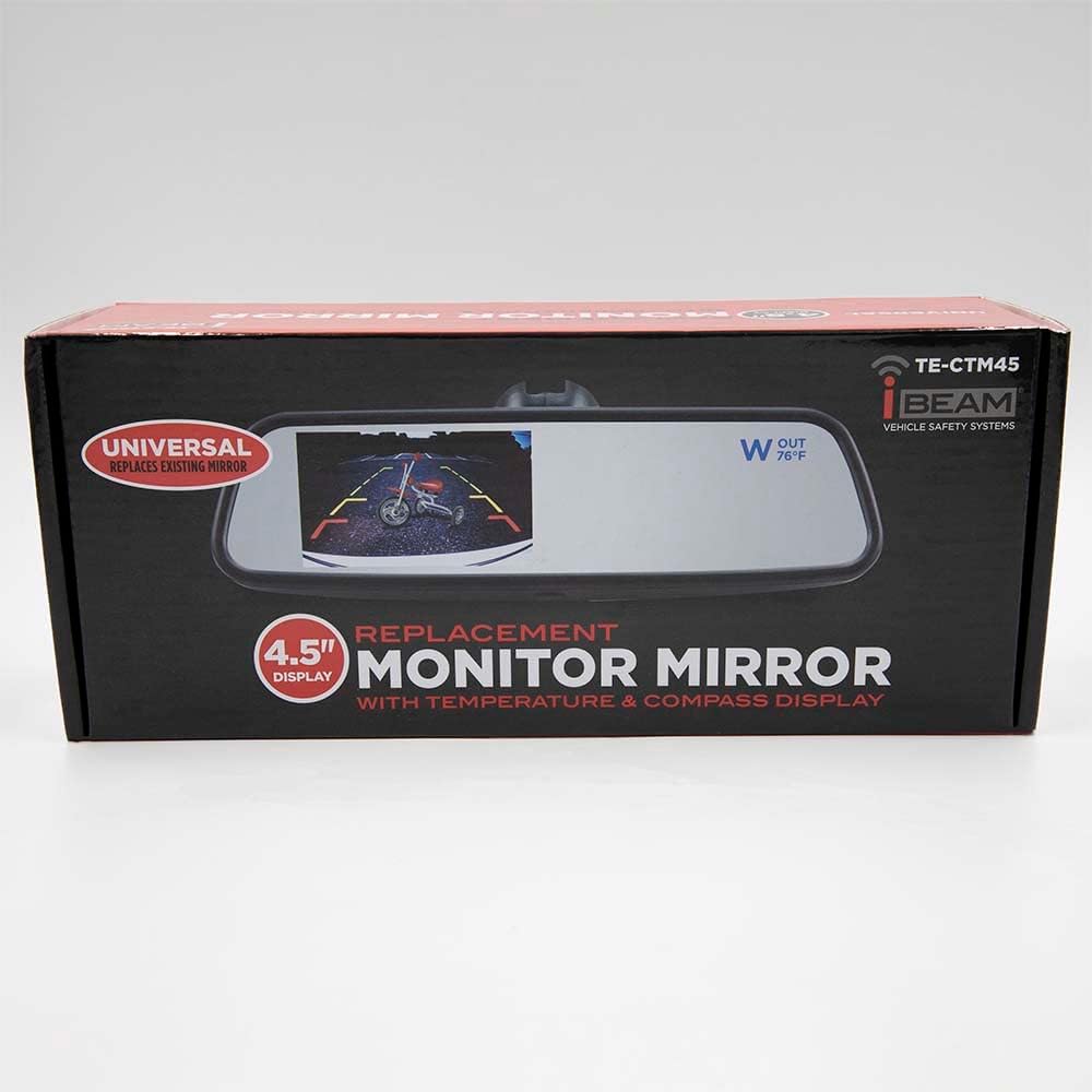 iBeam TE-CTM45 4.5" Compass/Temp Mirror Monitor