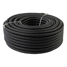 Load image into Gallery viewer, American Terminal Split Wire Loom Conduit Polyethylene Black Tubing 100 Ft 1/4"
