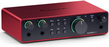 Load image into Gallery viewer, Focusrite Scarlett 2I2 4th Gen 2x2 USB Audio Interface With Single Microphone Preamp