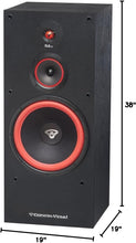 Load image into Gallery viewer, 2 CERWIN VEGA SL-12 12" 3-Way 300 Watts Floor Standing Tower Speaker