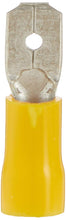Load image into Gallery viewer, Install Bay YVMD250 Yellow Vinyl Male Quick Disconnect 12-10 Gauge .250