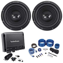 Load image into Gallery viewer, 2) Alpine W12S4 12" 500w RMS Car Subwoofers Subs+Rockford Mono Amplifier+Amp Kit