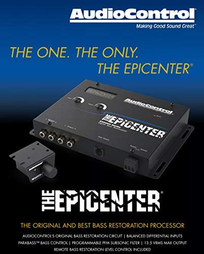 Audio Control The Epicenter & Absolute KIT4<br/> Digital Bass Restoration Processor Bass Booster Expander with Remote & Absolute 4 Gauge Amp Kit