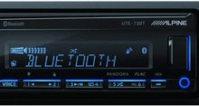 Load image into Gallery viewer, Alpine UTE-73BT, Single-DIN Car Digital Media Audio Stereo Bluetooth, USB MP3