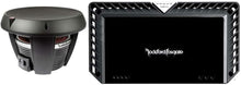 Load image into Gallery viewer, Rockford Fosgate T1500-1bdcp 1500 watts RMS + Rockford Fosgate Power T1D412 12" Subwoofer