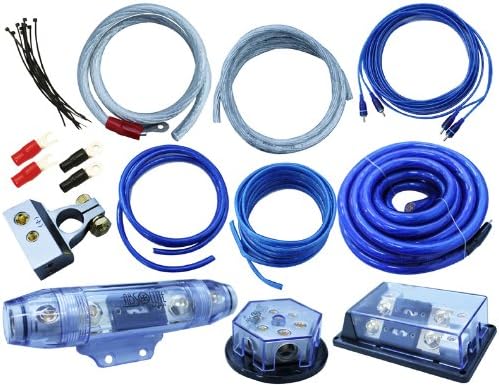 Absolute KIT-1850 Complete 0 Gauge Pro Series Amplifier Installation Kit for any Car Truck RV or Boat
