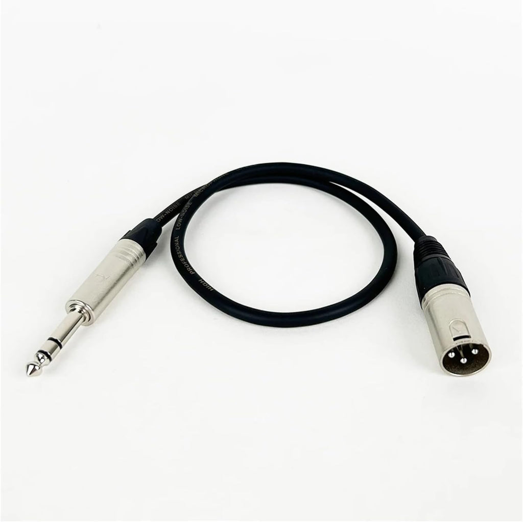 MR DJ USA CQSXM50 50' Pro PA DJ Karaoke XLR Male to 1/4" TRS Stereo Male Plug Audio Balanced Microphone Cable