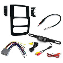 Load image into Gallery viewer, Car CD Stereo Receiver Install Kit + Harness + Antenna Adapter+ Rear View Camera Fit Dodge Ram Truck 2002 - 2005